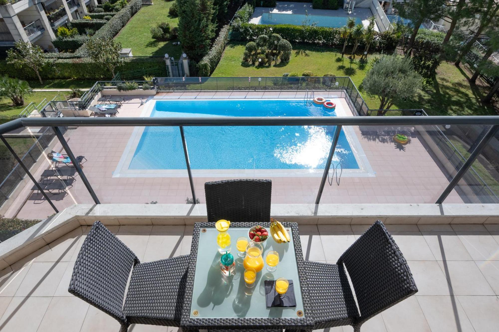 Nemea Appart Hotel Le Lido Cagnes Sur Mer Exterior foto